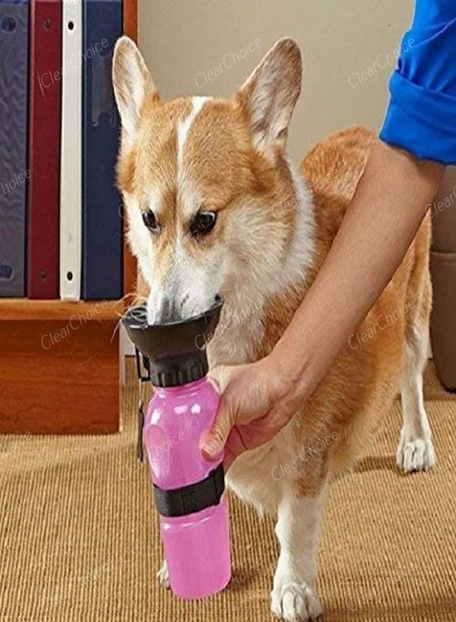 ClearChoice:- Water Dog Dispenser Bottle Sipper Portable Aqua Dog Outdoor Travel Water Bottle(Multi Color)(1 PIS) - Image 2